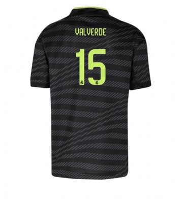 Real Madrid Federico Valverde #15 Tredjedrakt 2022-23 Kortermet